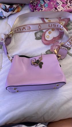 Lavendar Purple Butterfly Purse