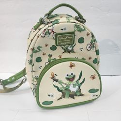 Disney Parks Loungefly Muppet Babies Kermit The Frog Mini Backpack