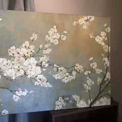 Large “Ode to Spring II" by artist Asia Jensen.