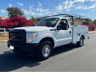 2016 Ford F250 regular cab utility bed