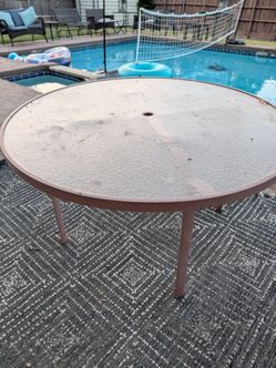 Patio table