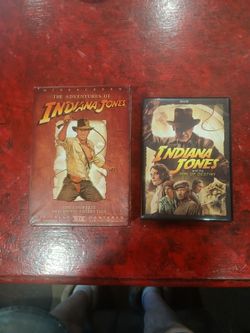 DVD'S Indiana Jones Raiders Lost Ark Temple Doom Last Crusade Dial Destiny