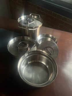 KnIndustrie FOODWEAR Stainless Steel Cooking Pot Set – Made in Italy (West Elm Market)