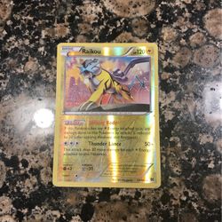 Raikou Pokémon Card