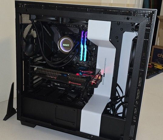 i9-9900K Tower Gaming PC - NZXT case w/liquid CPU cooling 2TB Storage