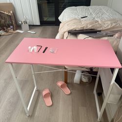 Pink Desk for Sale (Like New!) 🌸
