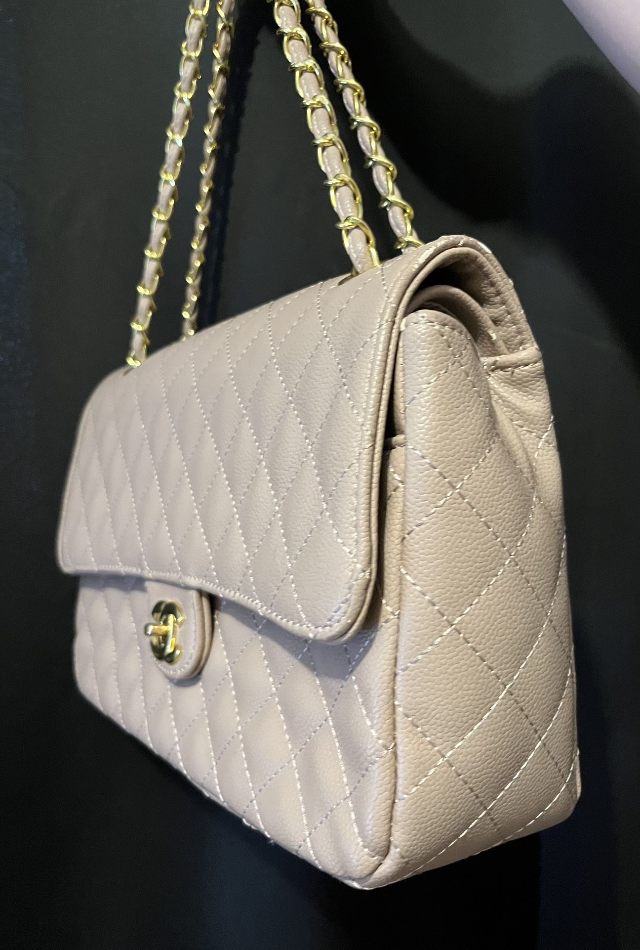 cc Shoulder Bag Beige 
