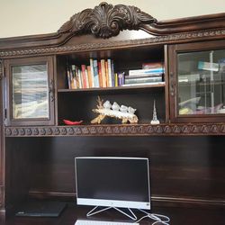 Executive Office Desk And Hutch 