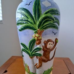 VASE TALL MONKEY