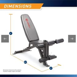 Marcy Deluxe Utility Weight Bench