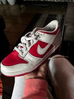 Nike Dunk Low Red & White – Single Shoe Only