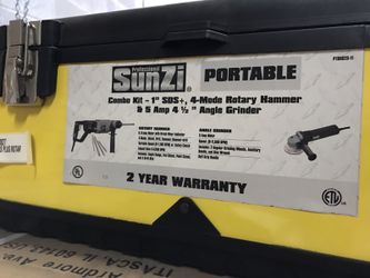 Rotary Hammer & Angle Grinder Kit