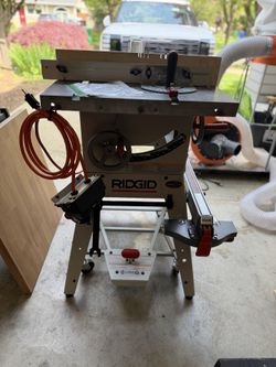 Ridgid TS36120 Contractor Table Saw w/ extras