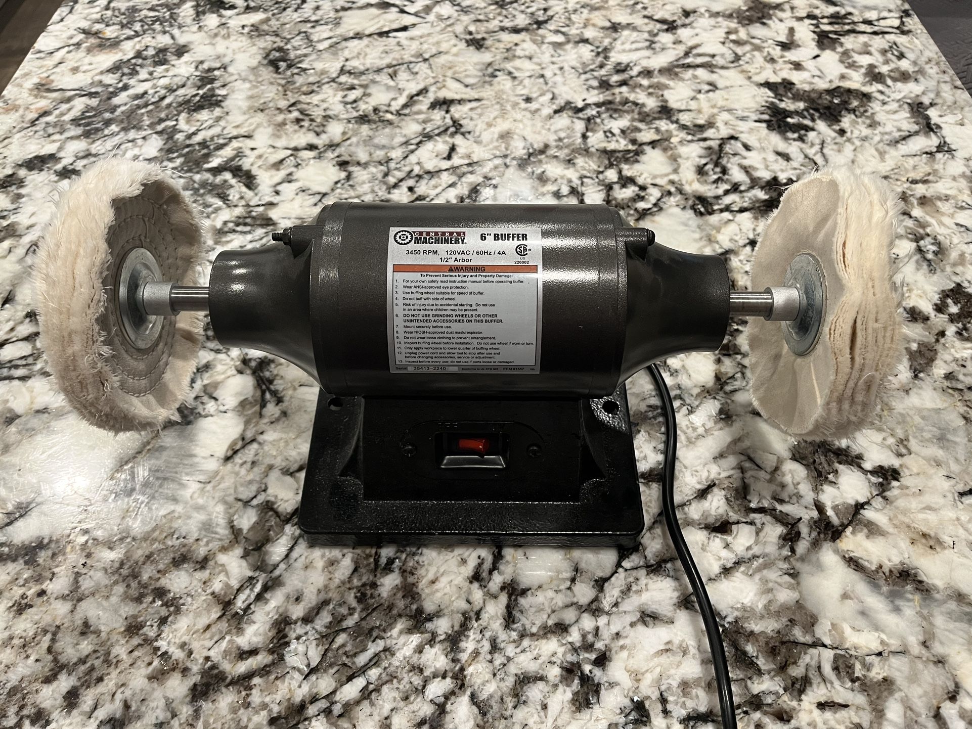Harbor Freight 6” Buffer