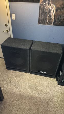 Carvin 18” Subwoofers