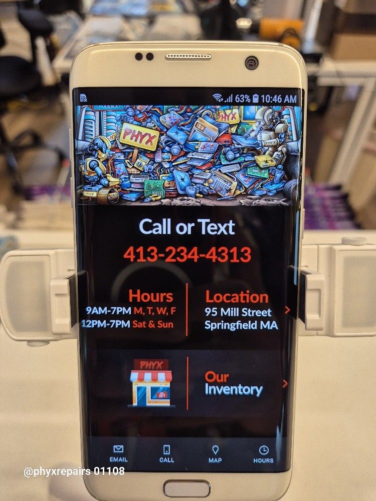 32GB Samsung Galaxy S7 Edge, All Supported Carriers -1585 + New Battery $95