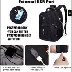 Shrradoo Xl Laptop Backpack With Lock