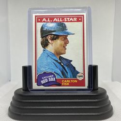 Carlton Fisk 1981 Topps “A.L. All-Star” Card#480