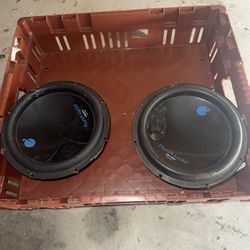 Planet Audio 10" subs w/box