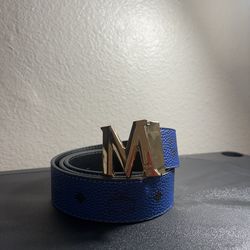 Blue men’s belt