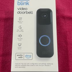 Brand New Blink Video Doorbell!