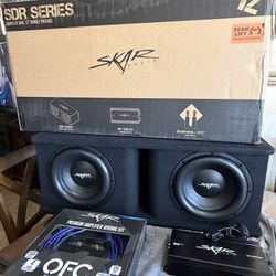12” Skar SDR & Skar Amp 1200w Combo Package $580 Or Best Offer 