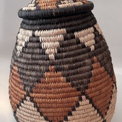 Antique Hand Made ZULU South African 12” Vase