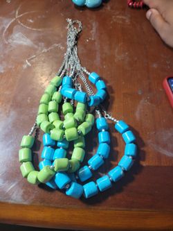 2 ZAD Beaded Necklace,