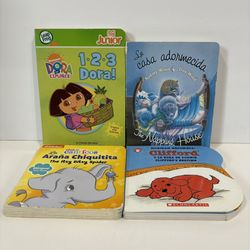 Lot of 4 Bilingual/Spanish Children's Board Books