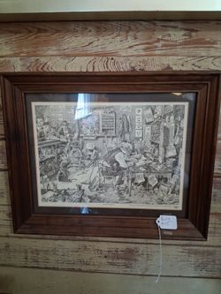 "The Old Depot" Framed Black and White Print