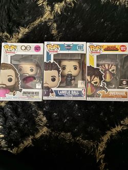 Funko pops jonathan van ness LaMelo Ball and overhaul