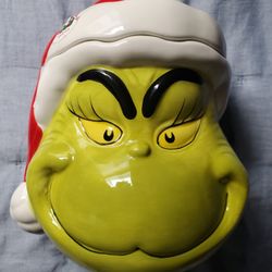 The Grinch Cookie Jar.