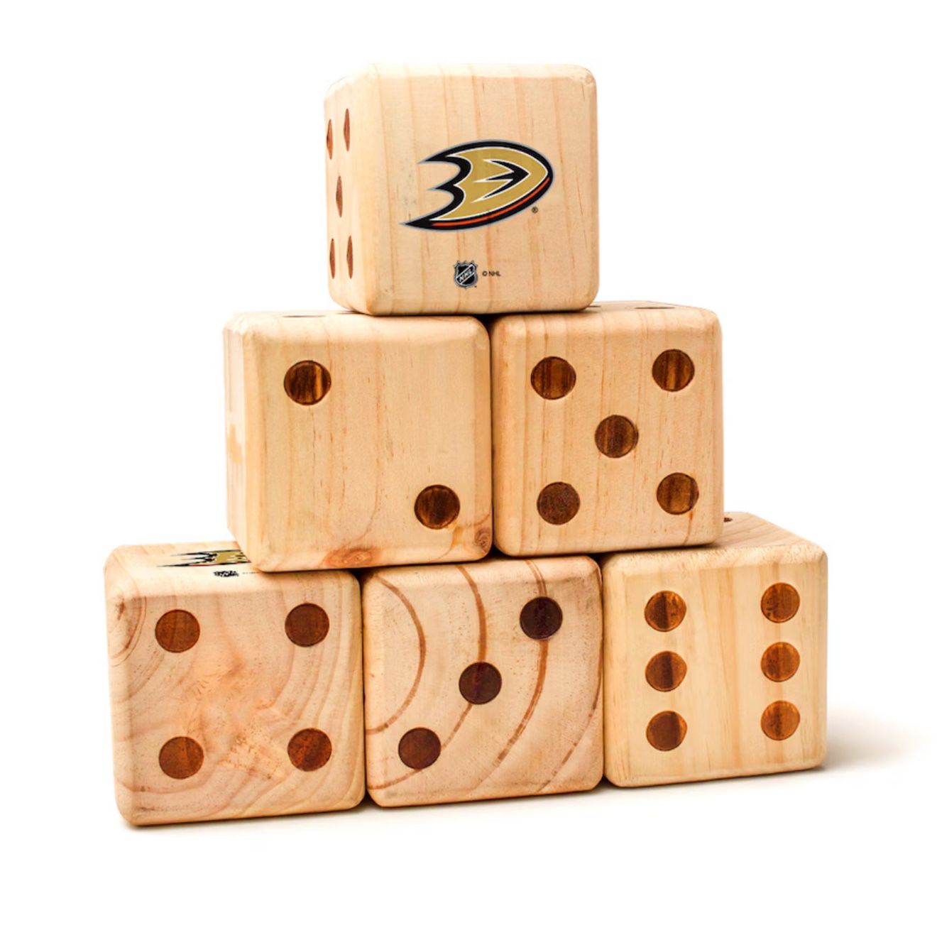 Victory tailgate NHL Anaheim Ducks Hockey Yard Dice Large Wooden Dice Game NEW