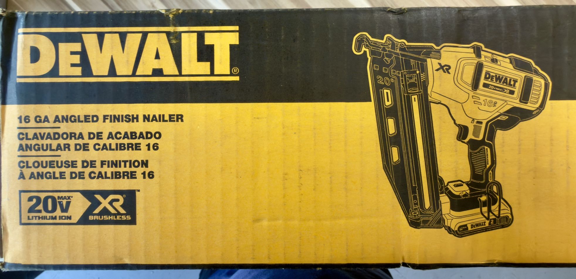Dewalt Battery Finish Nailer