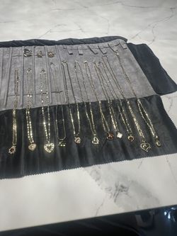 Cadenas Finas Bañadas En Oro Para Regalo O Día De La Madre 