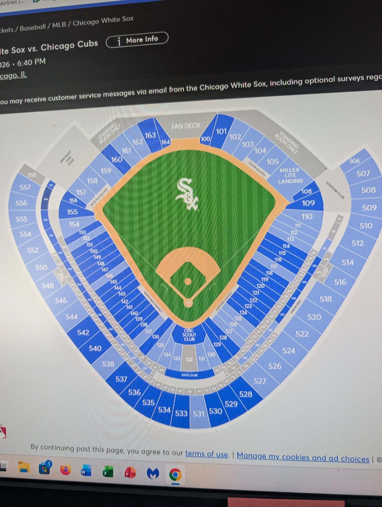 Crosstown Cubs Sox 2 tickets May 17
