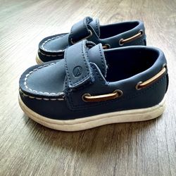Sperry Boys Authentic Original Navy Boat Shoes Size 4M YBDB41625