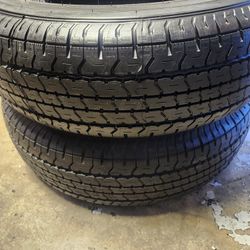 GOODYEAR 205 75 14 (TIRE PAIR) TRAILER