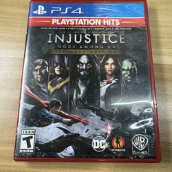 PS4 Injustice 