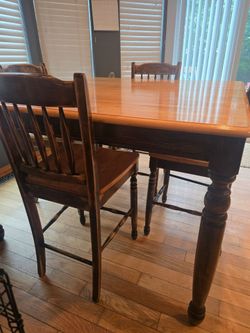 Table and 4 chairs