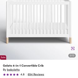 Babyletto Gelato 4-in-1 Convertible Crib
