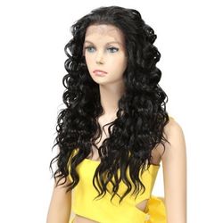 #1b Deep Wave 13*4 Lace Front 24’ Wig