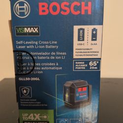 Bosch Self-Leveling Cross-Line Laser W/ Ion Battery