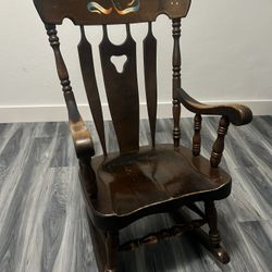 wood rocking chair