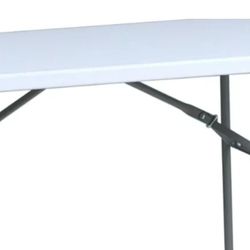 White Folding Table