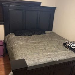 King Size Bed frame And Mattress
