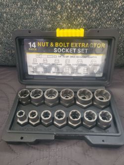 Dados Extratores Para Sacar Tuercas y Tornillos Barridos $29 No Se Acetan Ofertas