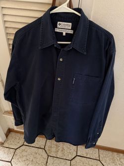 Mens Large Columbia Long Sleeve Shirt