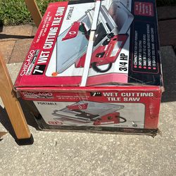 Wet cutting Tile saw