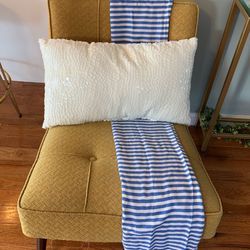 Yellow Mid Century Modern Accent Chair